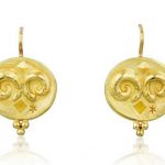 Temple St. Clair 18K Gold Aries Earrings