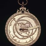 Planispheric astrolabe Spanish (Barcelona) Medieval (Gothic) dated 1375 Petrus Raimundus
