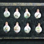 A set of Chinese famille rose porcelain snuff bottles