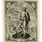 Sol; From a set of prints of Pinturicchio and Giovanni da Udine's frescoes of The Planets