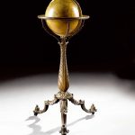 AN AMERICAN TERRESTRIAL 12-INCH GLOBE ON STAND BY GILMAN JOSLIN, BOSTON DATED 1855