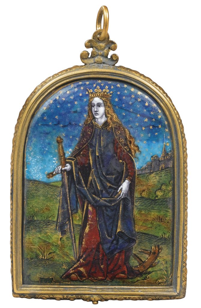 Jean Pénicaud III, 1520 - 1620, Limoges, 16th century Saint Catherine of Alexandria