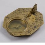 Sundial compass Made in France, Europe, 1685-1724.