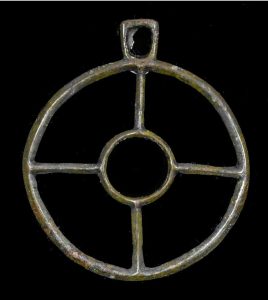 BRONZE AGE SUN AMULET