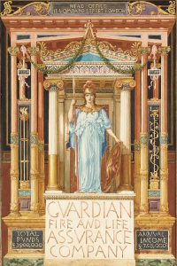 Sir Edward John Poynter, Bt., P.R.A., R.W.S (1836-1919) Design for the Guardian Fire and Life Assurance Company