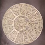 Jadeite astrological carvings